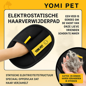 Petflix Verwijderhandschoenen voor dierenhaar YOMI PET