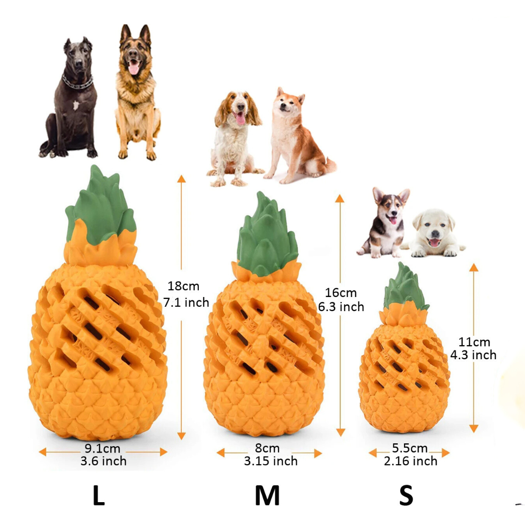 Onverwoestbaar ananasspeeltje om op te kauwen voor honden My Store